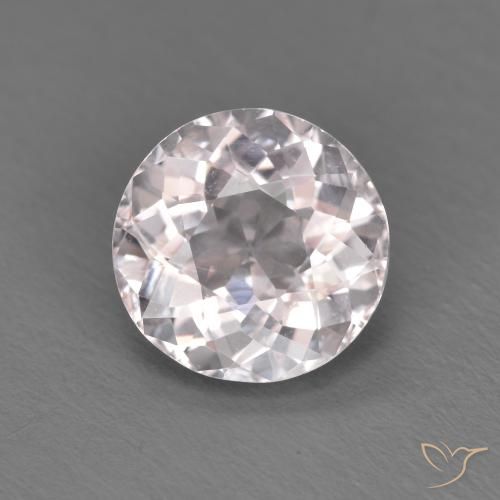 1.35ct Natural Rosado muy claro Morganita, Redondo, VS