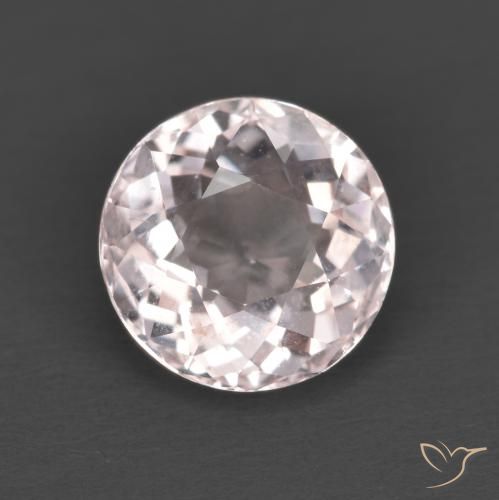 1.20ct Natural Rosado claro Morganita, Redondo, VS