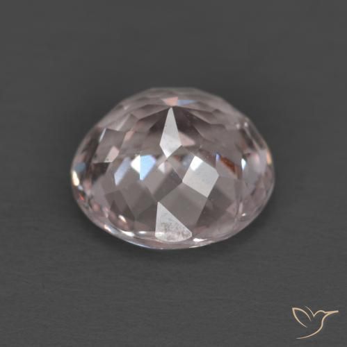 Morganita Rosado claro natural de 1.20 ct, Redondo, VS