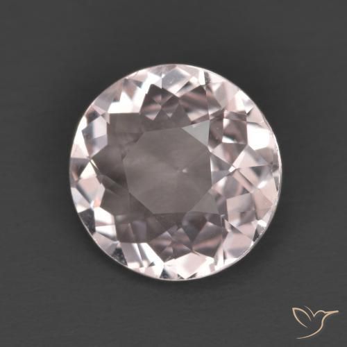 Morganita Rosado claro natural de 1.16 ct, Redondo, VVS