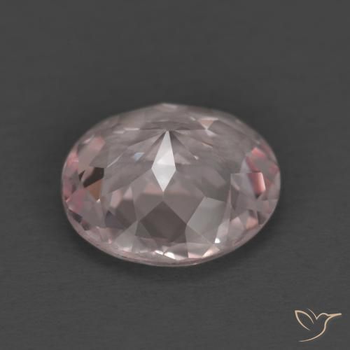 Morganita Rosado claro natural de 1.16 ct, Redondo, VVS