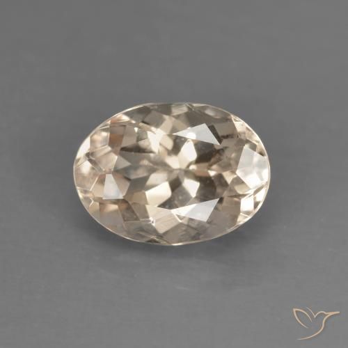 1.08ct Natural Rosado salmón Morganita, Ovalada, VVS-VS