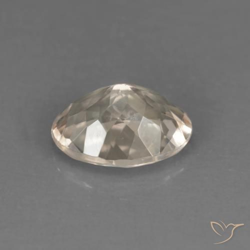 Morganita Rosado salmón natural de 1.03 ct, Ovalada, VVS-VS