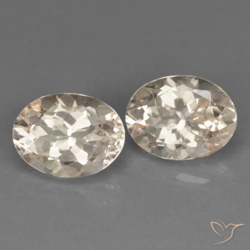 Gemas de Morganita Rosado medio natural de 2.33 ct, Ovalada, VVS-VS