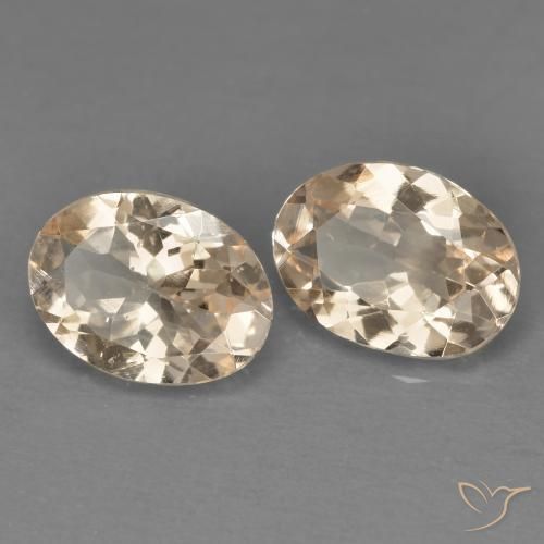 Gemas de Morganita Rosado salmón natural de 1.65 ct, Ovalada, VVS-VS