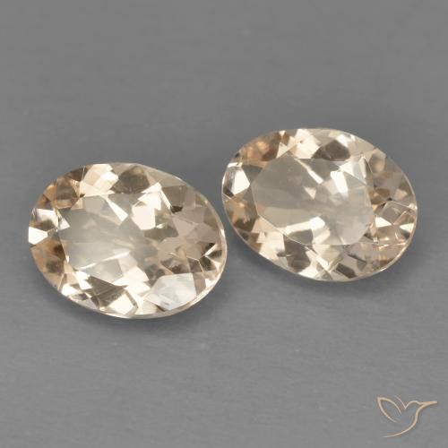 Gemas de Morganita Rosado medio natural de 1.89 ct, Ovalada, VVS-VS