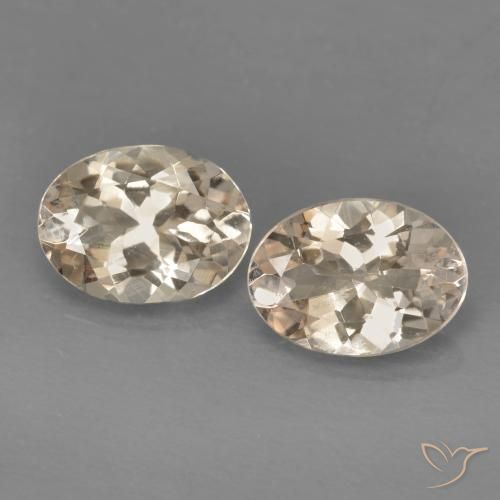 Gemas de Morganita Rosado medio natural de 1.72 ct, Ovalada, VS
