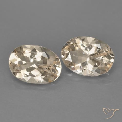 Gemas de Morganita Rosado medio natural de 2.00 ct, Ovalada, VS