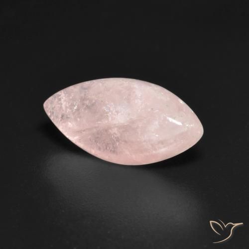 Morganita Rosado coral claro natural de 2.74 ct, Marquesa, Translúcido