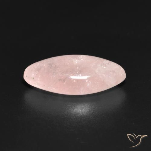 Morganita Rosado coral claro natural de 2.74 ct, Marquesa, Translúcido