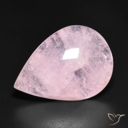 Morganita Rosa rosado natural de 8.91 ct, En forma de pera, Translúcido
