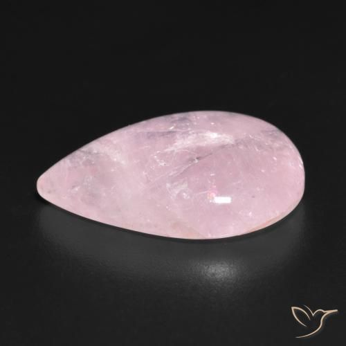 Morganita Rosa rosado natural de 8.91 ct, En forma de pera, Translúcido