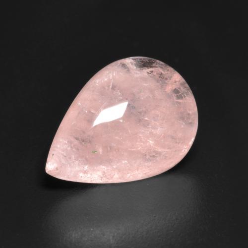 Morganita rosa natural de 4,46 ct, en forma de pera, translúcido