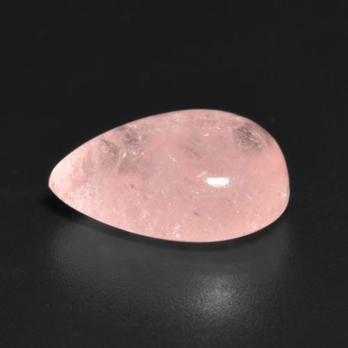 Morganita rosa natural de 4,46 ct, en forma de pera, translúcido