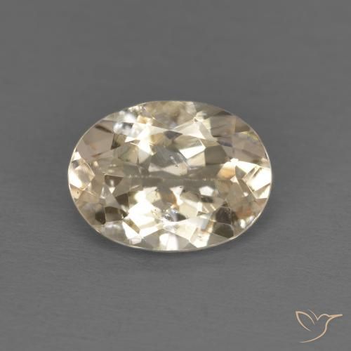 1.18ct Natural Crema morganita, Ovalada, VS