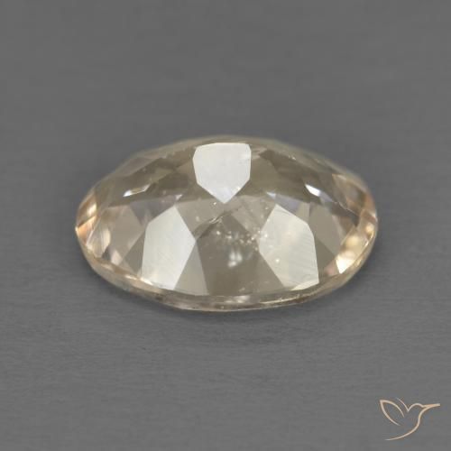 Morganita Crema natural de 1.18 ct, Ovalada, VS