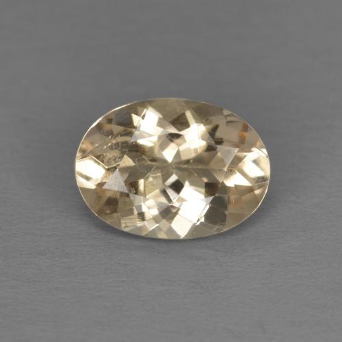 Morganita Oro natural de 1.08 ct, Corte Óvalo, VS