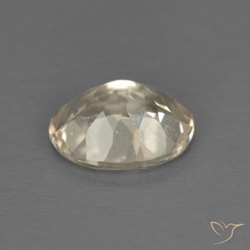 Morganita Crema natural de 1.28 ct, Ovalada, VS