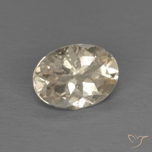 Morganita Amarillo claro natural de 1.08 ct, Ovalada, VS