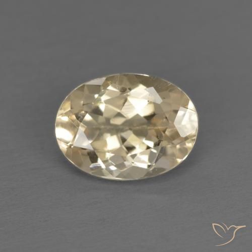 1.15ct Natural Crema morganita, Ovalada, VS