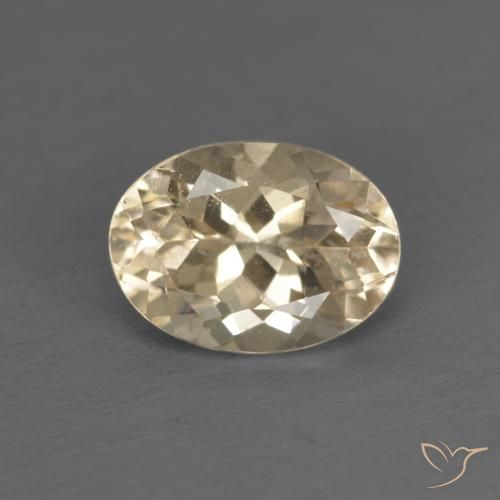 1.29ct Natural Dorado claro morganita, Ovalada, VS