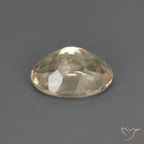 Morganita Dorado claro natural de 1.29 ct, Ovalada, VS