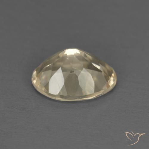 Morganita Dorado claro natural de 1.17 ct, Ovalada, VVS-VS