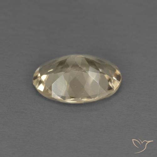 Morganita Dorado claro natural de 0.96 ct, Ovalada, VVS-VS