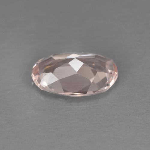 Morganita Rosado medio natural de 0.84 ct, Corte Óvalo, VVS-VS