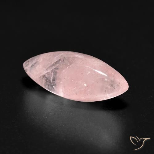 Morganita Rosado coral claro natural de 3.91 ct, Marquesa, Translúcido