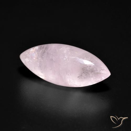 Morganita Rosado coral natural de 4.29 ct, Marquesa, Translúcido