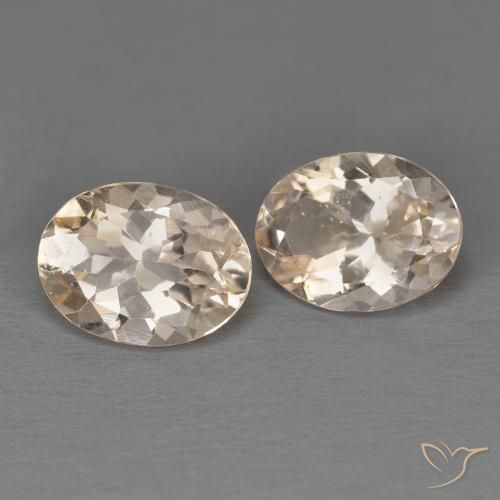 Gemas de Morganita Rosado medio natural de 2.15 ct, Ovalada, VS