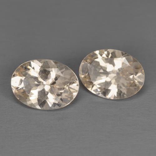 Gemas de Morganita Rosado medio natural de 2.08 ct, Corte Óvalo, VS