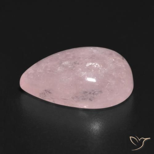 Morganita Rosado claro natural de 8.26 ct, En forma de pera, Translúcido