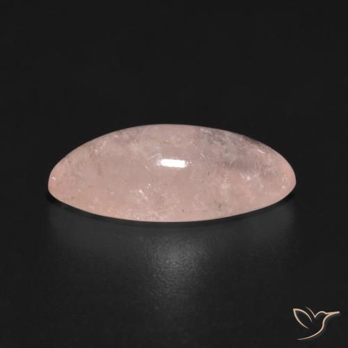 Morganita Rosado medio natural de 3.51 ct, Marquesa, Translúcido