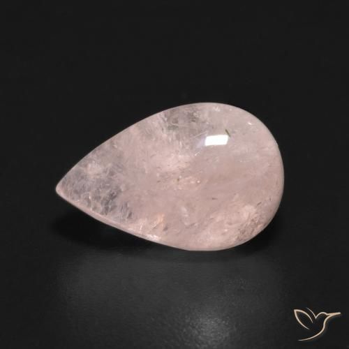 Morganita Rosado claro natural de 2.43 ct, En forma de pera, Translúcido