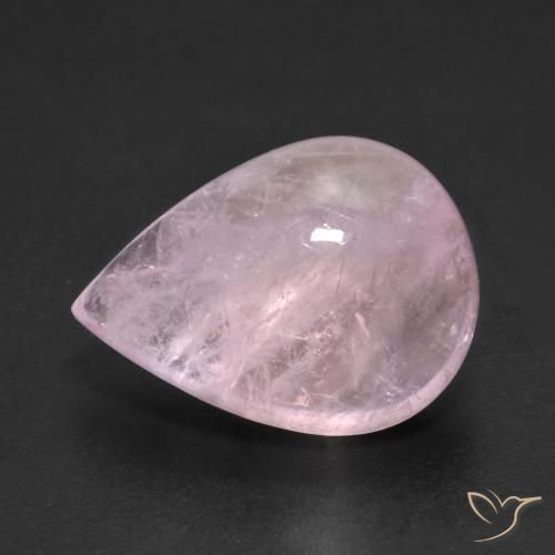 Morganita Rosado claro natural de 7.89 ct, En forma de pera, Transparente
