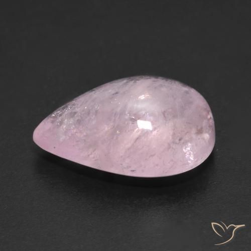 Morganita Rosado claro natural de 7.89 ct, En forma de pera, Transparente