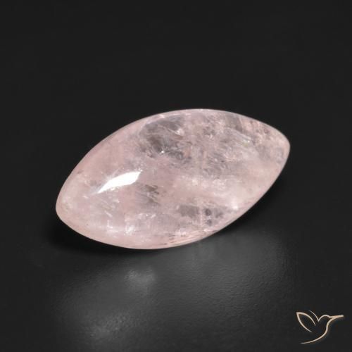 Morganita Rosado claro natural de 4.44 ct, Marquesa, Transparente