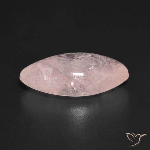 Morganita Rosado claro natural de 4.44 ct, Marquesa, Transparente