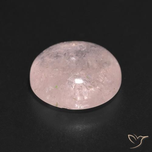 Morganita Rosado claro natural de 4.40 ct, Redondo, Transparente