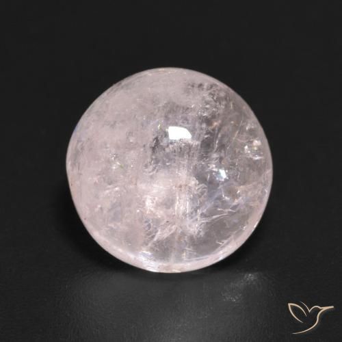 Morganita Rosado flamingo natural de 2.82 ct, Redondo, Transparente
