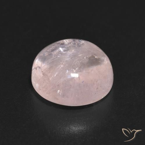 Morganita Rosado flamingo natural de 2.22 ct, Redondo, Transparente