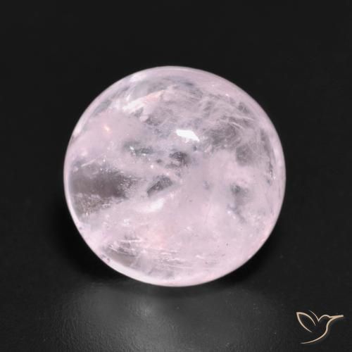 4.64ct Natural Rosado durazno claro morganita, Redondo, Transparente