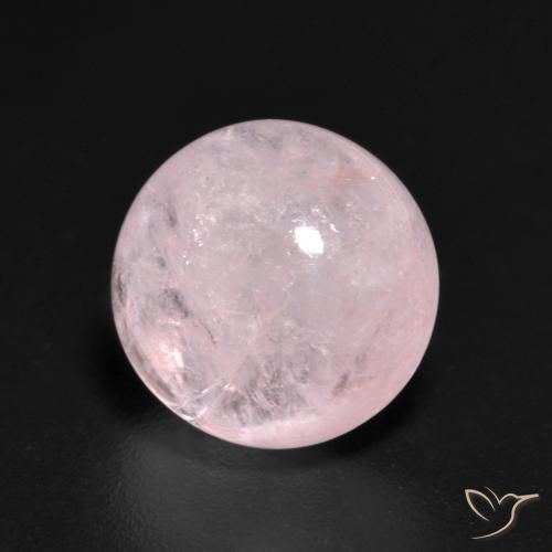 Morganita Rosa rosado natural de 3.36 ct, Redondo, Translúcido