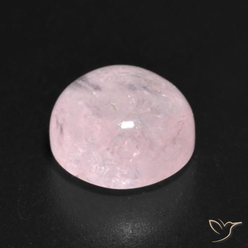 Morganita Rosa rosado natural de 3.36 ct, Redondo, Translúcido