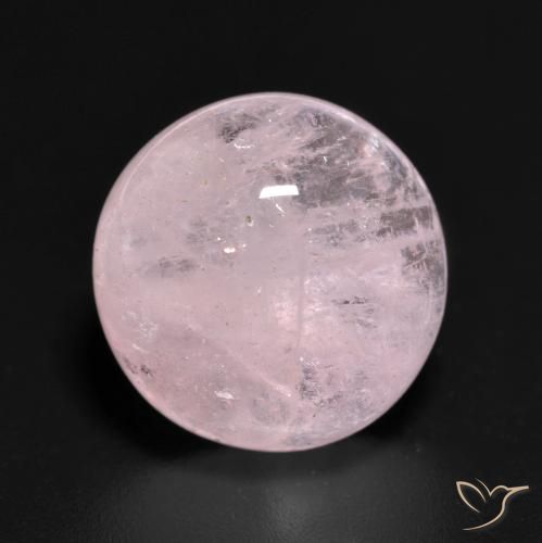 7.24ct Natural Rosado durazno claro Morganita, Redondo, Translúcido