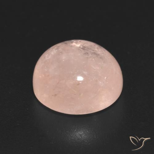 Morganita Rosado salmón natural de 3.11 ct, Redondo, Translúcido