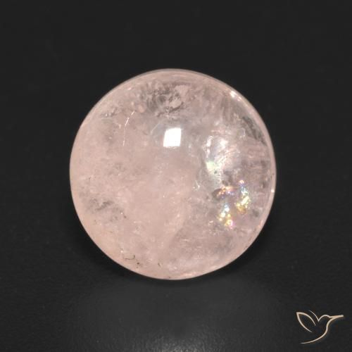 2.80ct Natural Rosado claro Morganita, Redondo, Transparente
