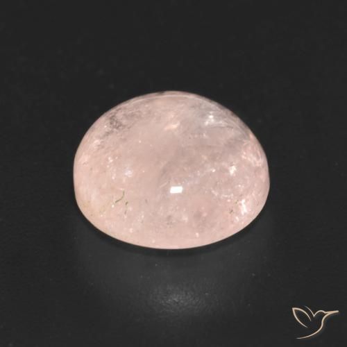 Morganita Rosado claro natural de 2.80 ct, Redondo, Transparente